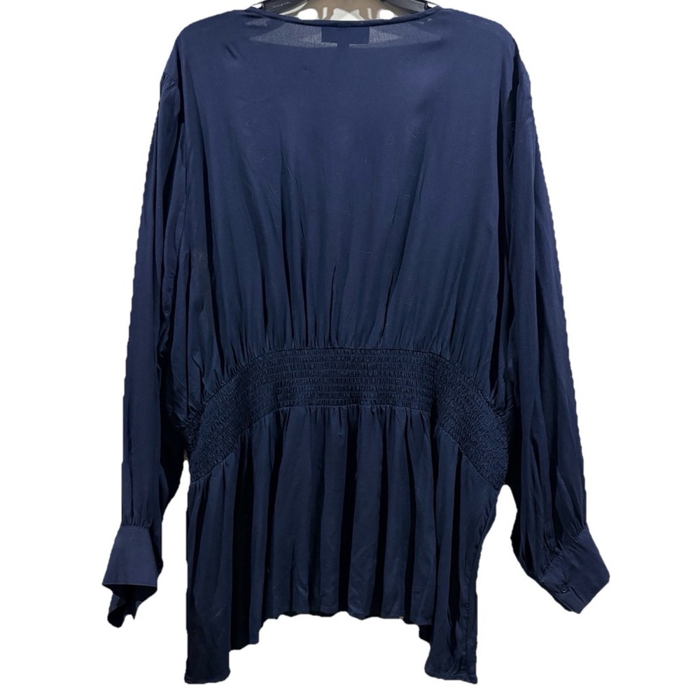 Wrap Blouse Spring Workwear Size‎ 24 Boho - Picture 2 of 5